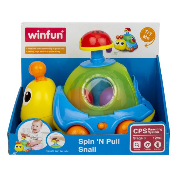 Spin 'n Pull Snail