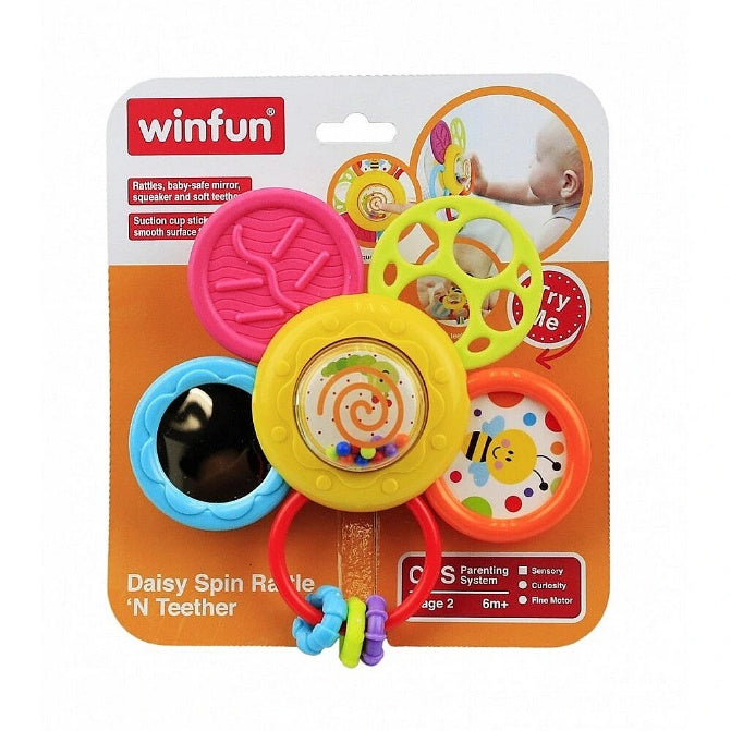 Daisy Spin Rattle 'N Teether