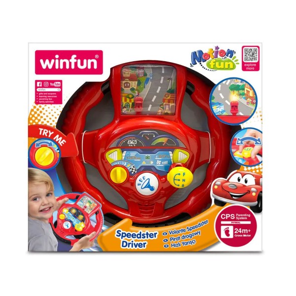 LIGHT 'N SOUNDS STEERING WHEEL