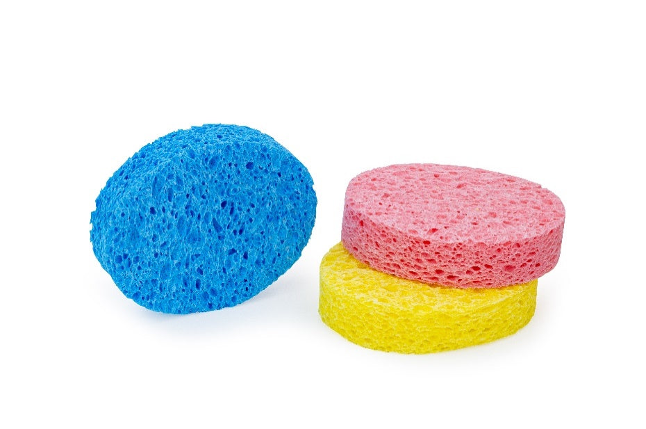 NATURAL BATH SPONGE / BLUE