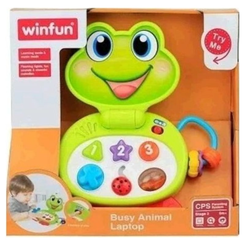 Busy Animal Laptop - Froggy