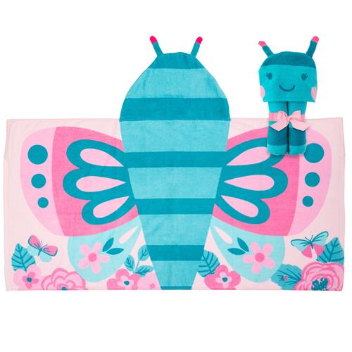 Hooded Towel Butterfly