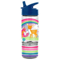 Sip And Snack Woodland (F18) Bottle holds 350ml. Snack cup holds 104ml.