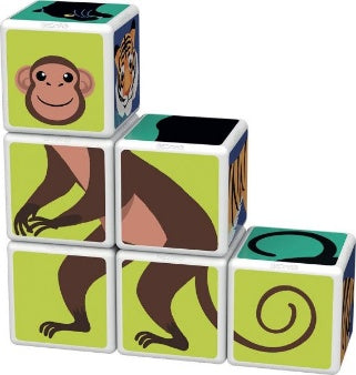 Geomag Educational Magicube Printed JungleAnimals+Cards 9