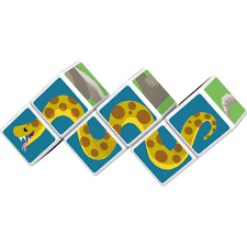 Geomag Educational Magicube Printed JungleAnimals+Cards 9