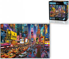 Metropol Neon Puzzle NEON Educational PUZZLE 1000