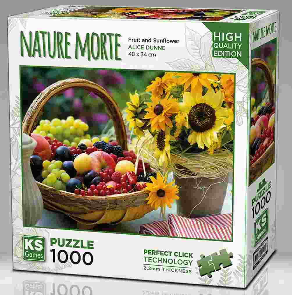 Fruit and Sunflower Educational PUZZLE 1000