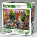Beautiful Sunset İn Amsterdam Educational PUZZLE 1000