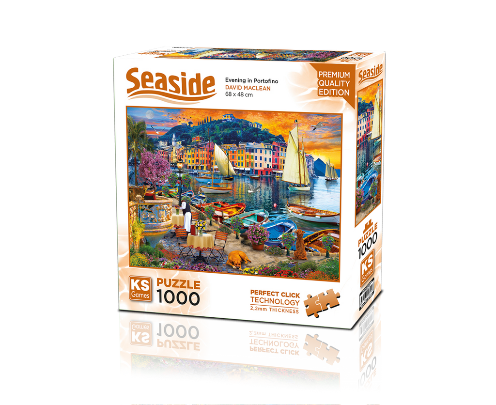 Evening in Portofino Educational PUZZLE 1000