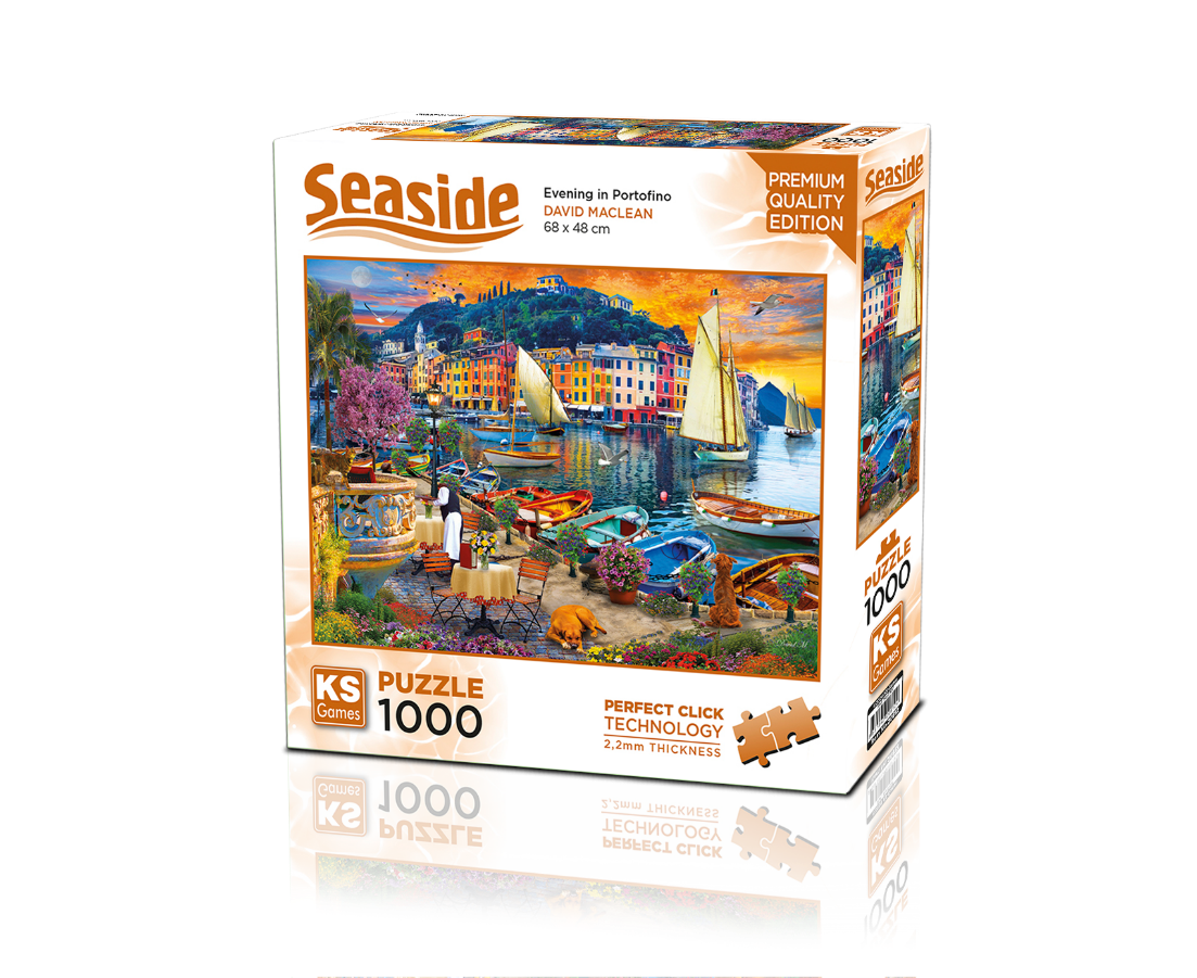 Evening in Portofino Educational PUZZLE 1000