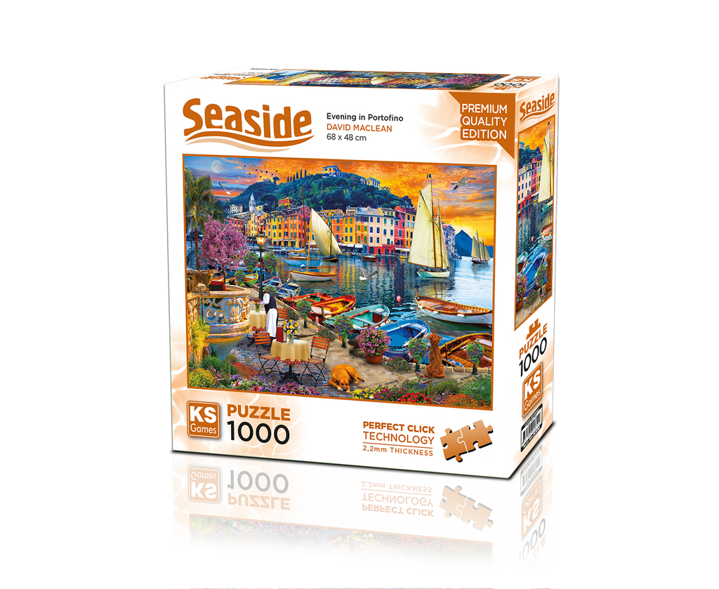 Evening in Portofino Educational PUZZLE 1000