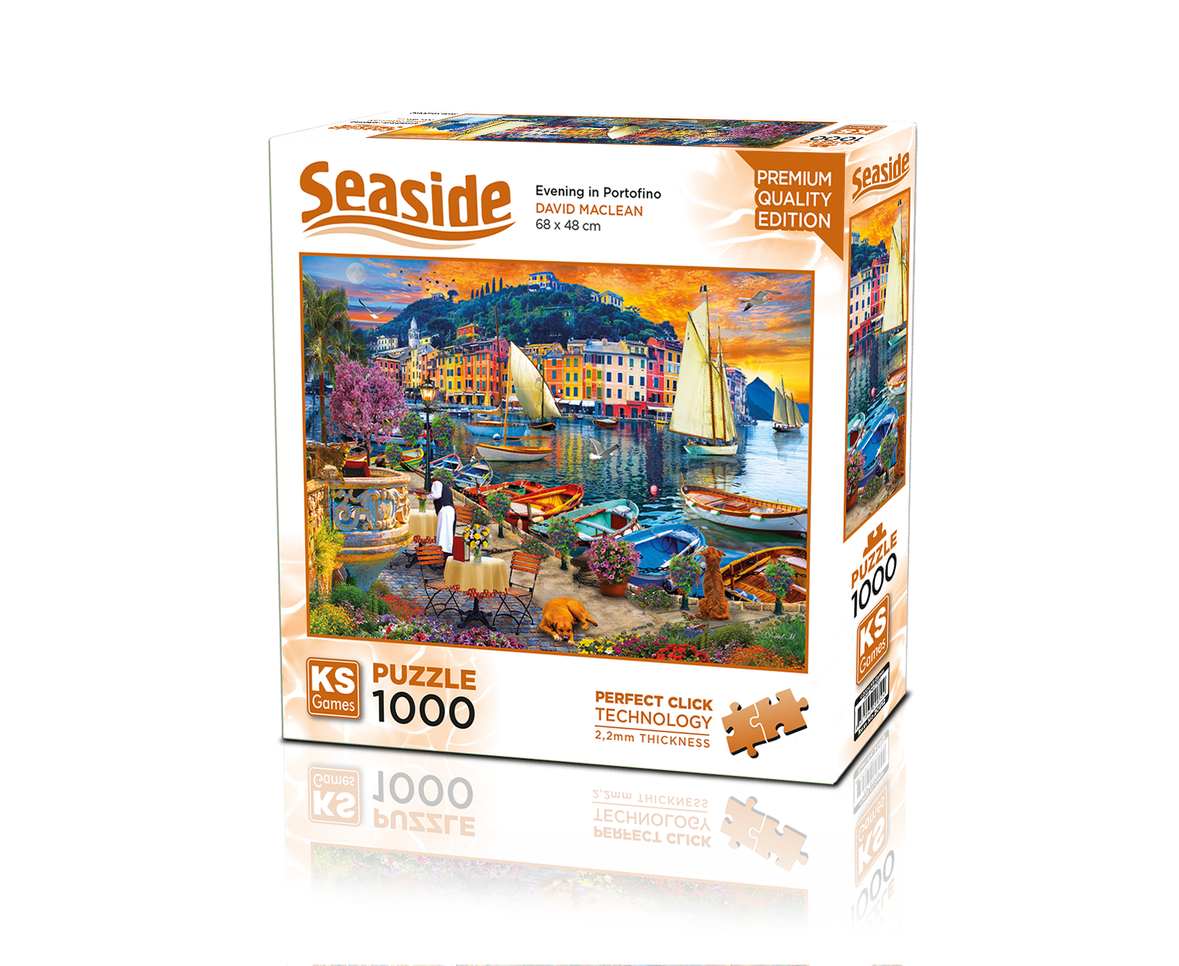 Evening in Portofino Educational PUZZLE 1000