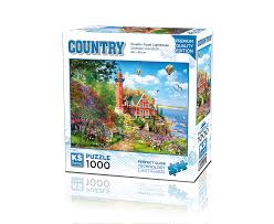 Country Coast Lighthouse Educational PUZZLE 1000