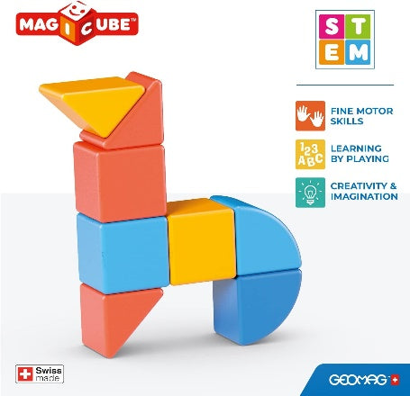 Geomag Educational Magicube RE 3Shapes Animals 9