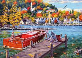 Seaside Town Educational PUZZLE 2000