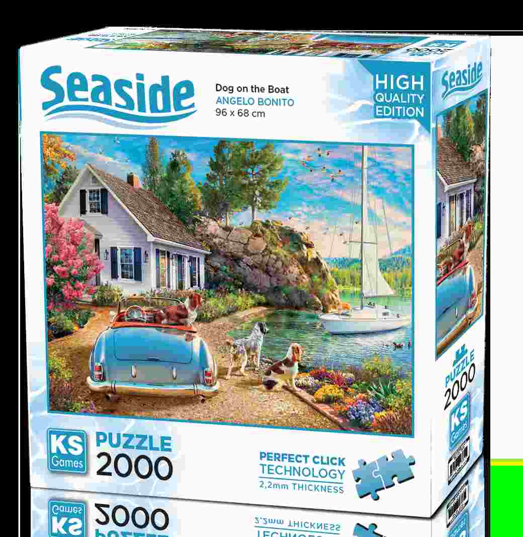 Dog On The Boat Educational PUZZLE 2000