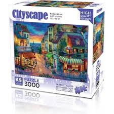 Europe Street Educational PUZZLE 3000