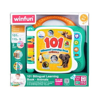 101 Bilingual Learning Book - Animals English - French
