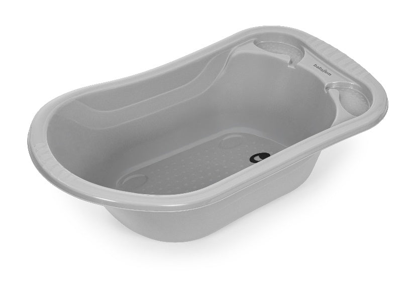 BIG SIZE DRAINING BATH TUB SOFT GRAY