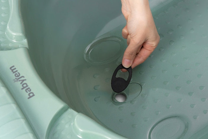 BIG SIZE DRAINING BATH TUB /MATT/SOFT GREEN