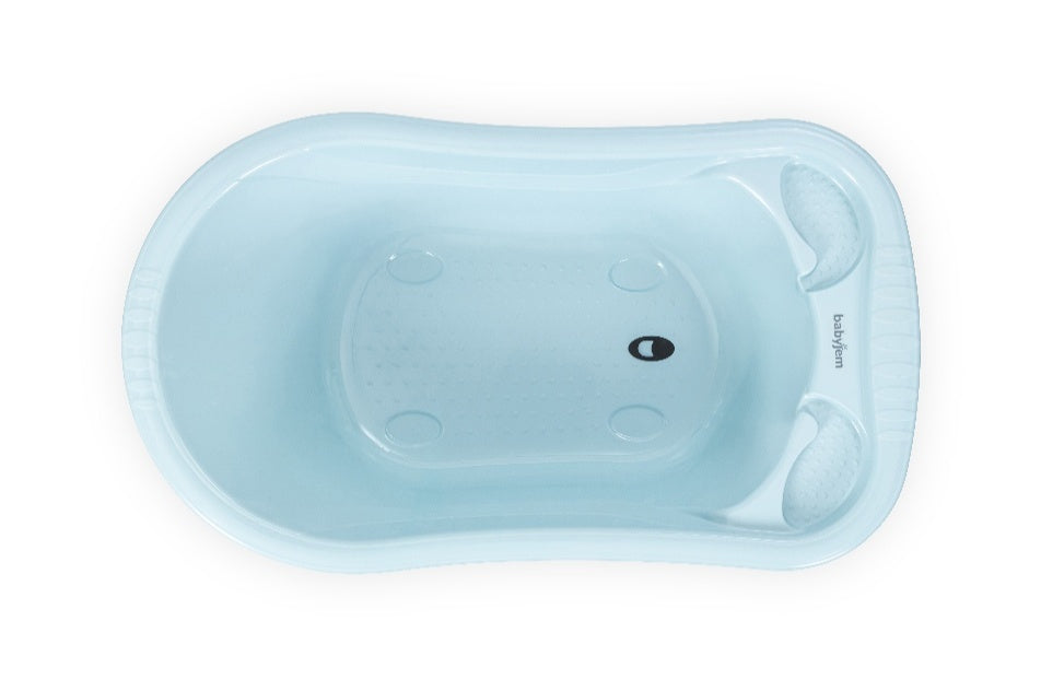 BIG SIZE DRAINING BATH TUB SOFT BLUE