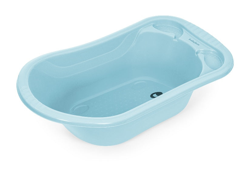 BIG SIZE DRAINING BATH TUB SOFT BLUE