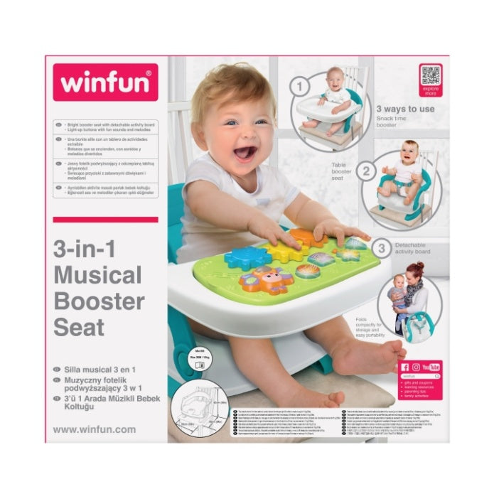 3-in-1 Musical Booster Seat