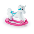 UNICORN ROCKING HORSE WITH ROCKING WHEELS POSTER