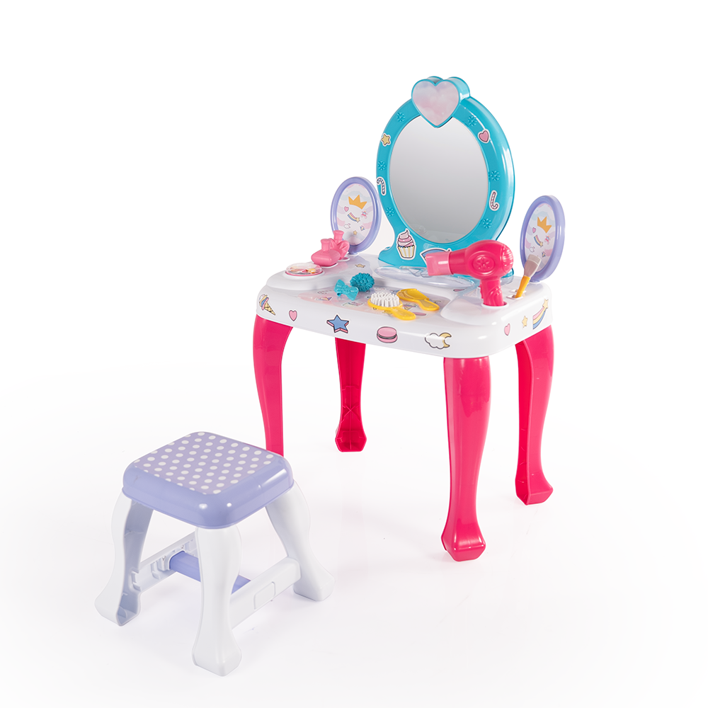 UNICORN VANITY TABLE & STOOL SET