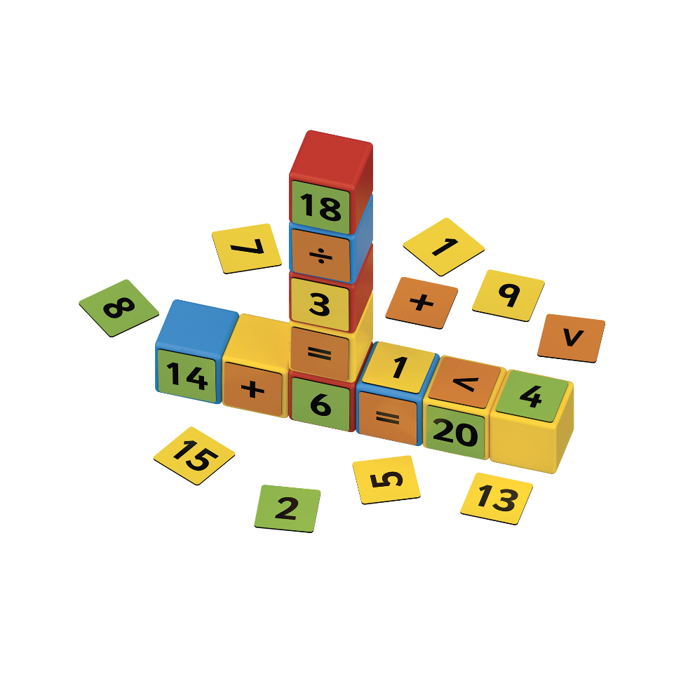 Geomag Educational Magicube Math Building RE Clips 55
