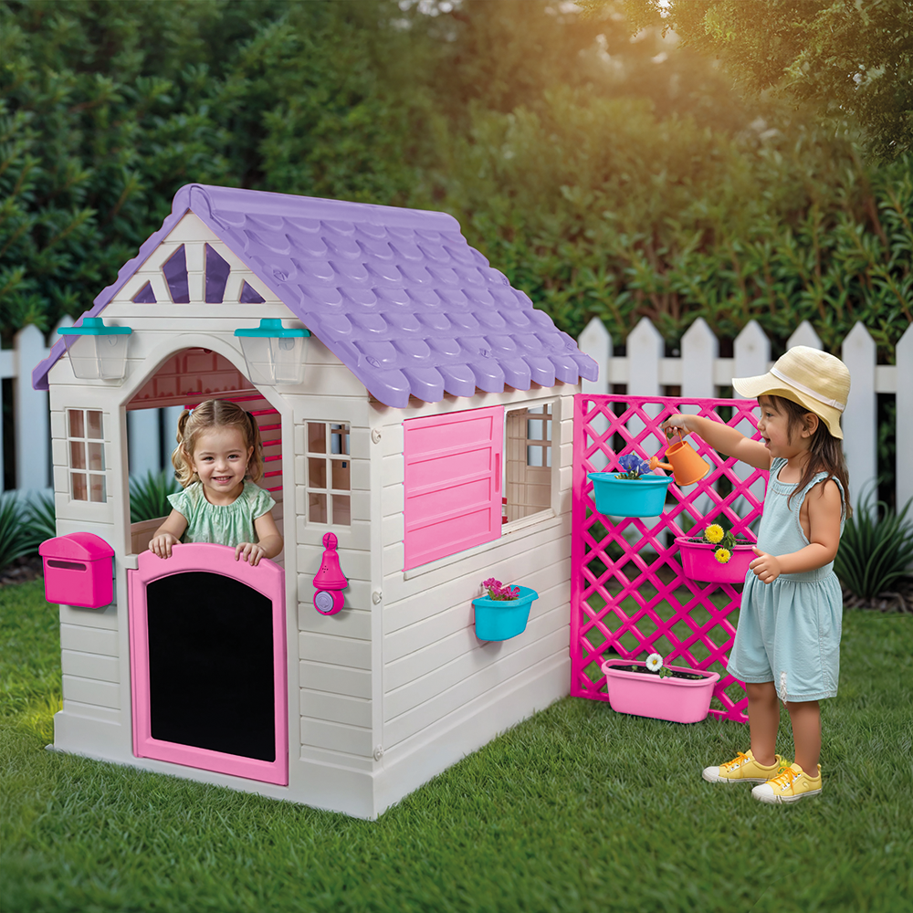 PINK PLAYHOUSE WITH ACCESSORIES