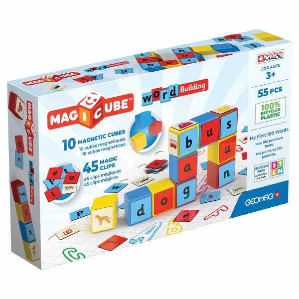 Geomag Educational Magicube Word Building RE Clips 55