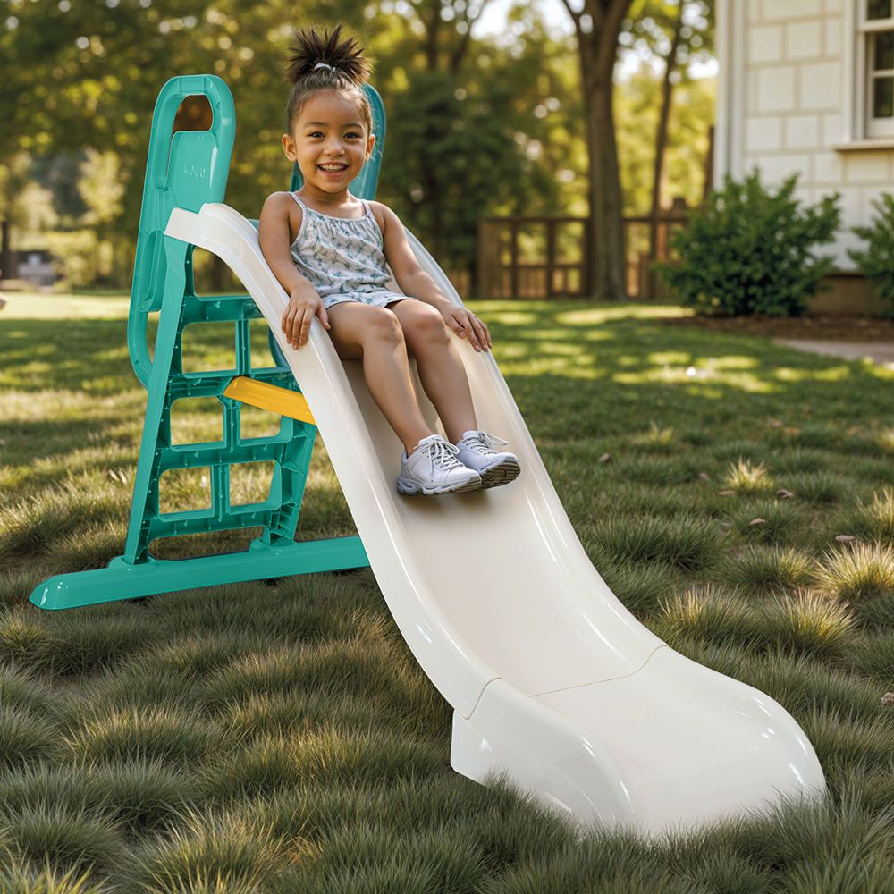 2 IN 1 LARGE WATER SLIDE GREEN