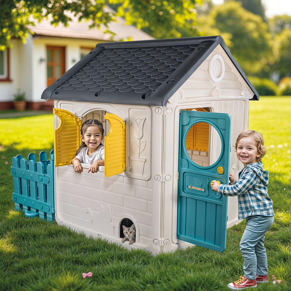 MY FIRST HOUSE WITH FENCE
