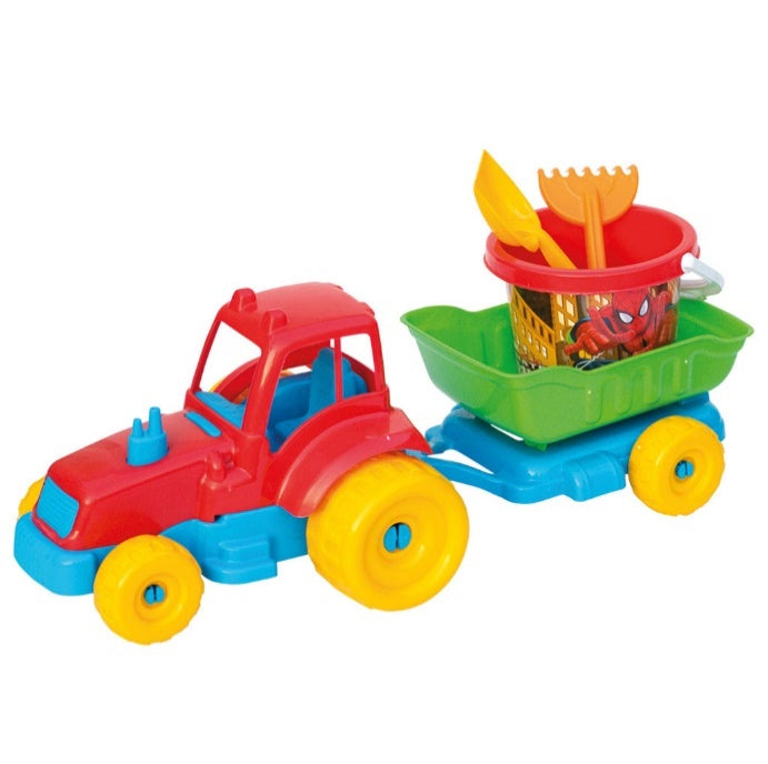 Spiderman Tractor Beach Set
