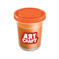 140 GR SINGLE DOUGH POT-ORANGE