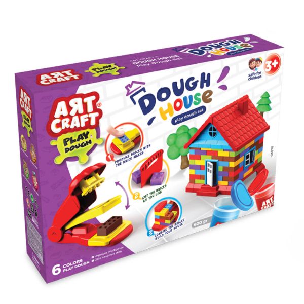 DOUGH HOUSE MODELING PLAY DOUGH SET