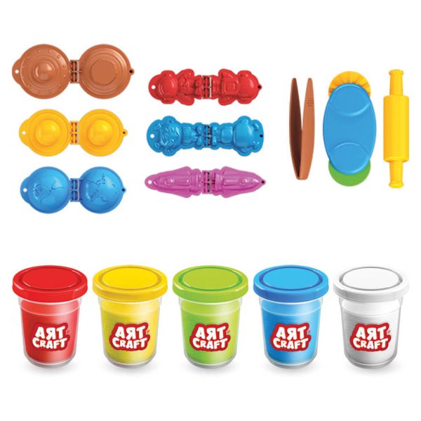 AMAZING SPACE 6X54 GR PLAY DOUGH SET