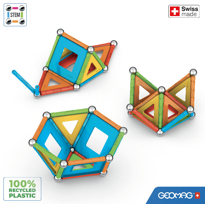 Geomag Educational Supercolor Panels Recycled 52