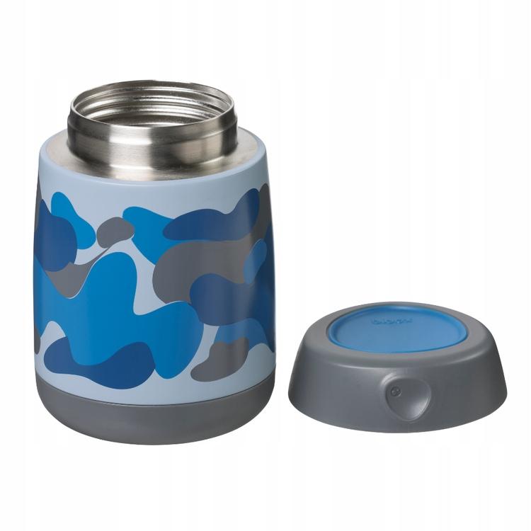 Insulated Food Jar Mini - blue camo