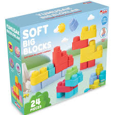 SOFT LARGE BLOCKS 24 PCS