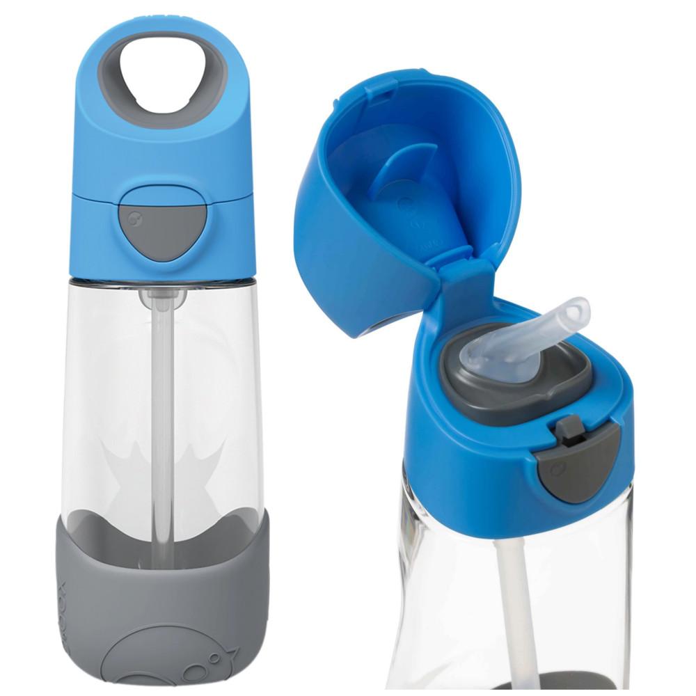 Tritan drink bottle - blue slate