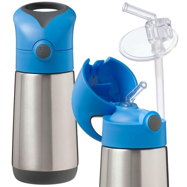 350mL Insulated Drink Bottle - blue slate