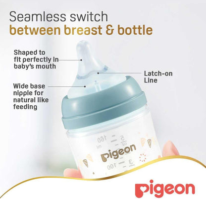 Pigeon Softouch Wide Neck Peristaltic PLUS Decorated Nursing Bottle