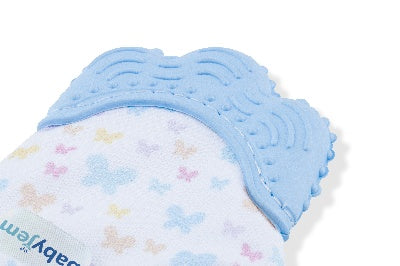 BABY TEETHING GLOVE /BUTTERFLY / BLUE