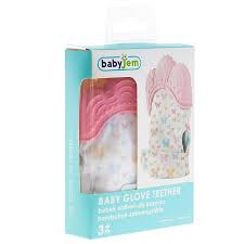 BABY TEETHING GLOVE /BUTTERFLY / PINK