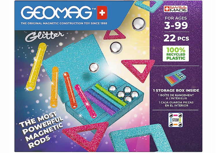 Geomag Educational Glitter Recycled Panels 22