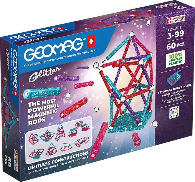 Geomag Educational Glitter Recycled 60