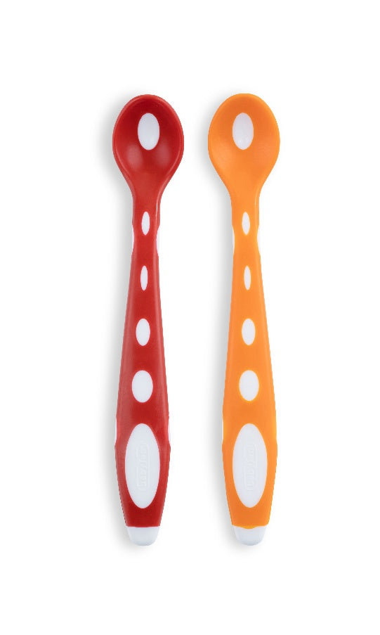 SOFT TIP SPOON / ORANGE-RED
