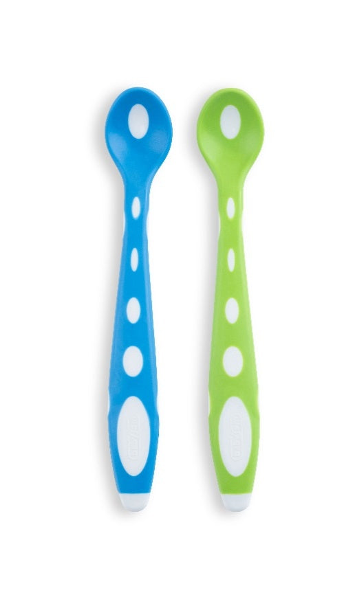 SOFT TIP SPOON / GREEN-BLUE